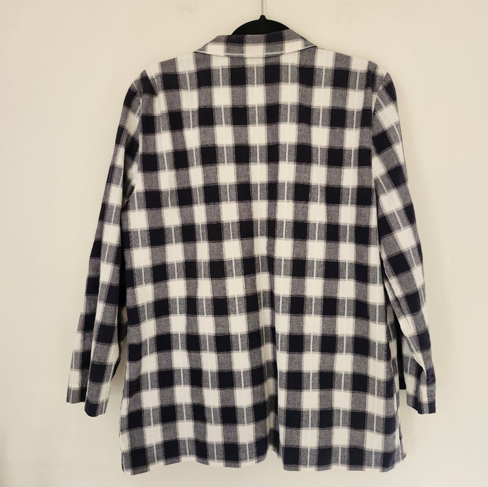 Vintage Plaid Cotton Blazer - Picture 6 of 7
